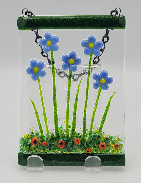 Garden Hanger-Light Purple Daisies by Kathy Kollenburn