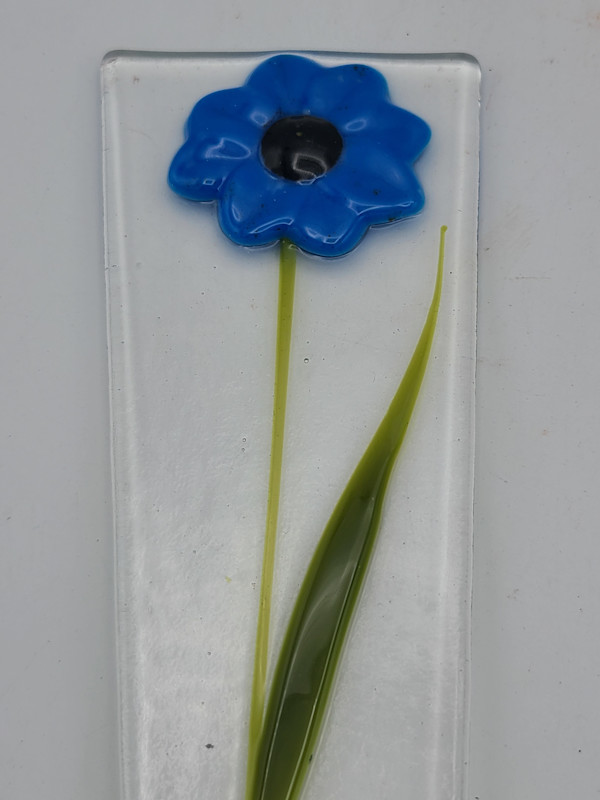 Plant Stake-Egyptian Blue Daisy by Kathy Kollenburn