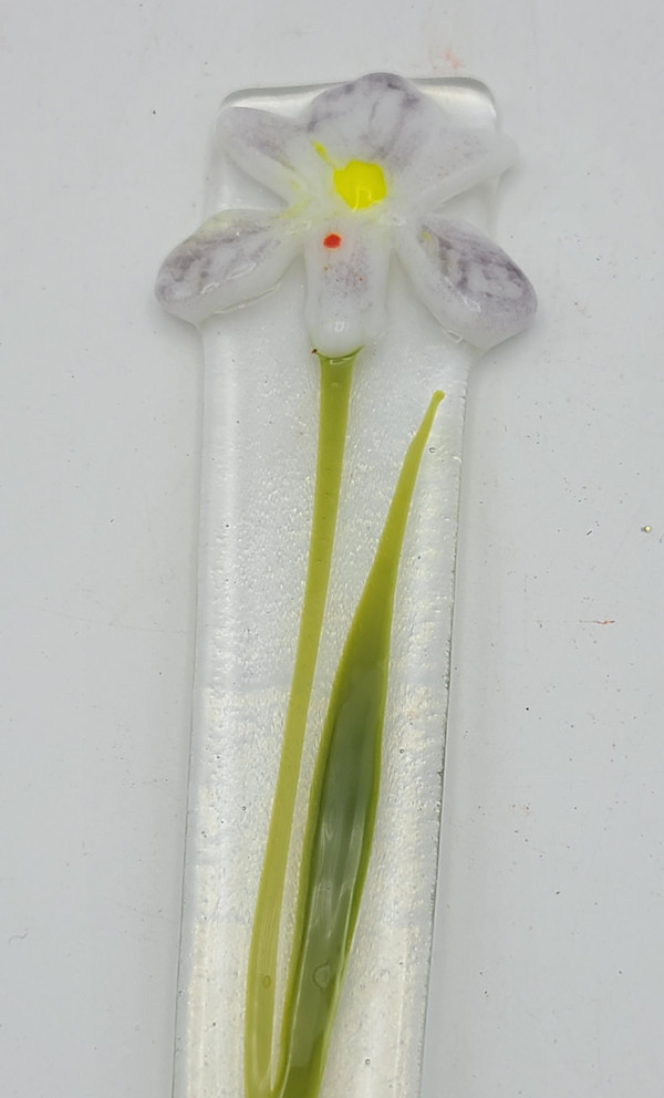Plant Stake-Iris by Kathy Kollenburn