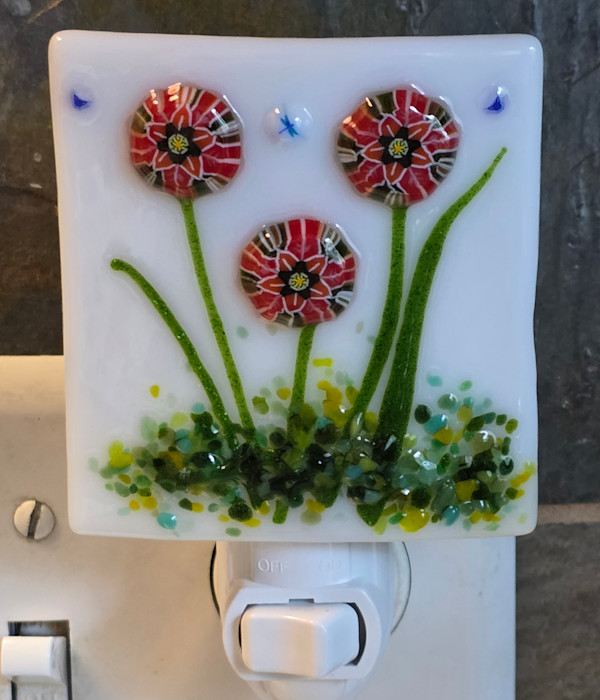 Nightlight-Pointsettias by Kathy Kollenburn