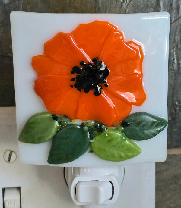 Nightlight-Orange Poppy by Kathy Kollenburn