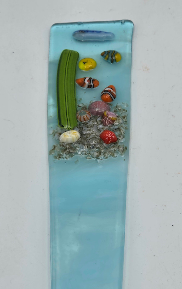Plant Stake-Undersea Scene by Kathy Kollenburn