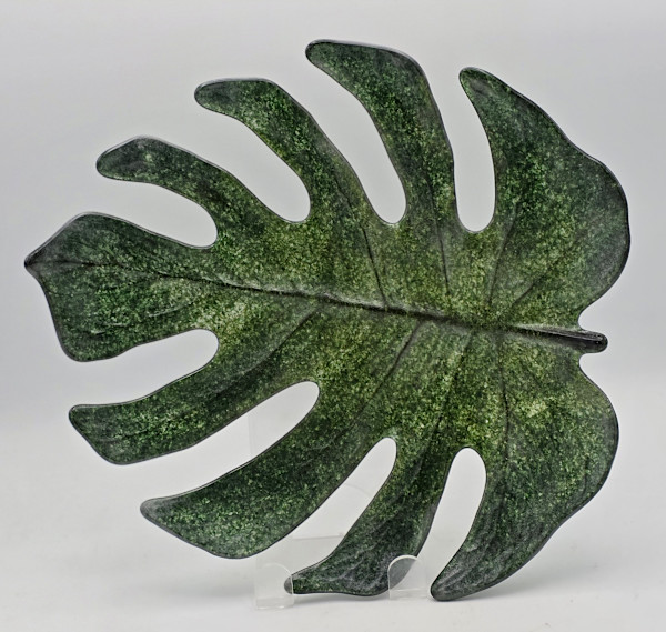 Monstera Leaf Dish by Kathy Kollenburn