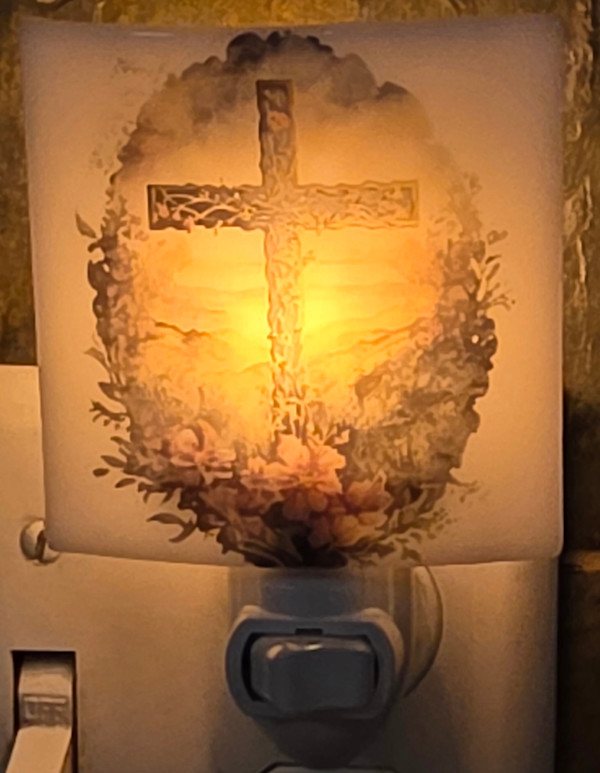 Nightlight-Easter Cross by Kathy Kollenburn