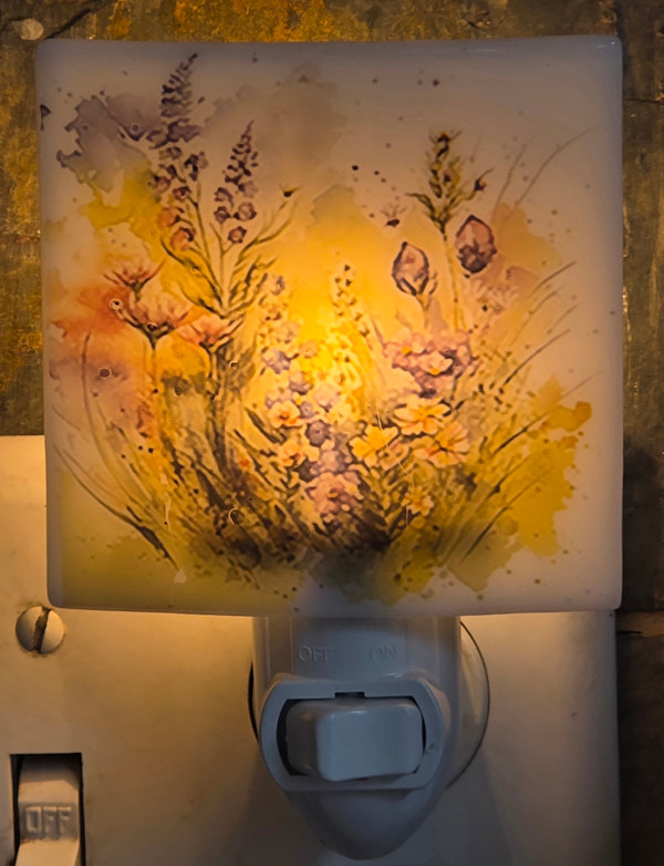 Nightlight-Wildflowers by Kathy Kollenburn