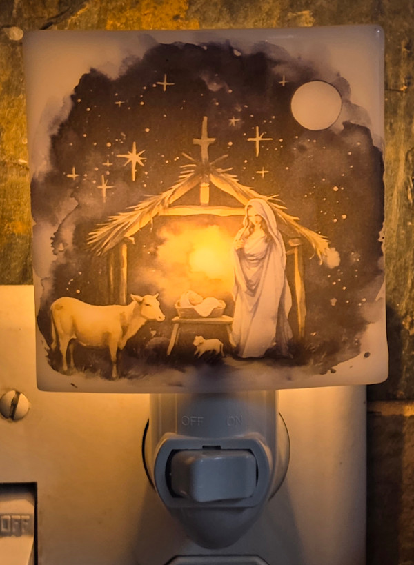 Lighthouse-Nativity Scene by Kathy Kollenburn