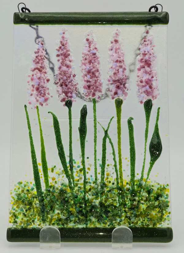 Garden Hanger-Pink Spire Flowers by Kathy Kollenburn