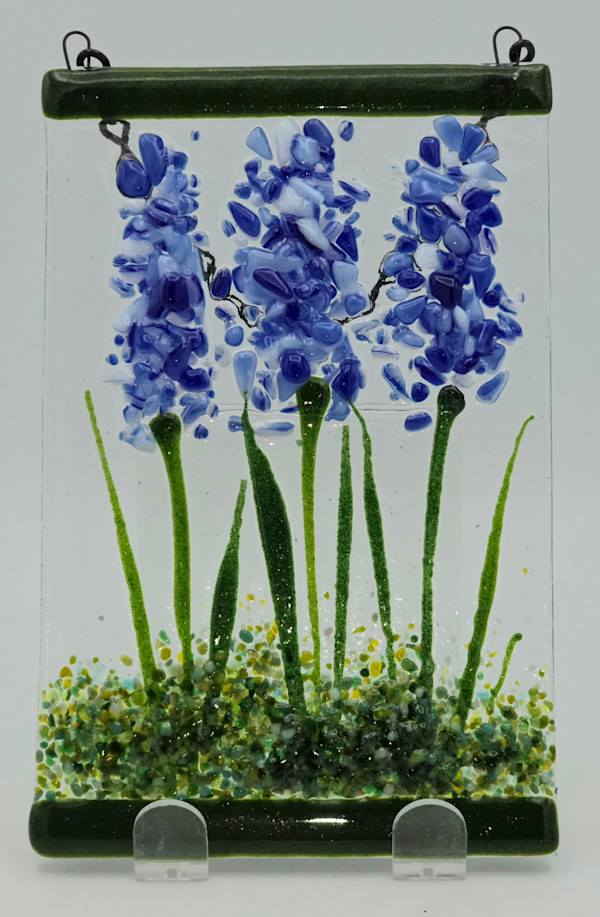 Garden Hanger-Delphiniums by Kathy Kollenburn