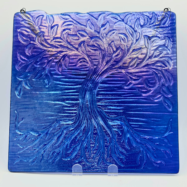 Garden Hanger-Cobalt Blue Irid by Kathy Kollenburn, Image 6.