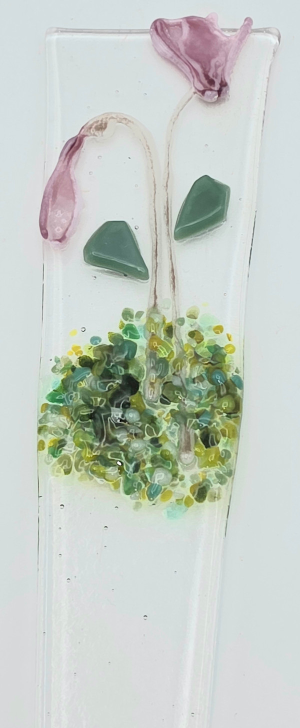 Plant Stake-Pink Cyclamen by Kathy Kollenburn, Image 7.
