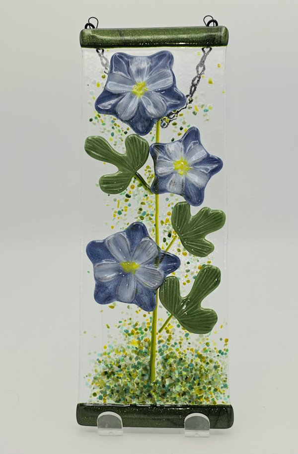 Garden Hanger-Purple/White Columbines by Kathy Kollenburn, Image 8.
