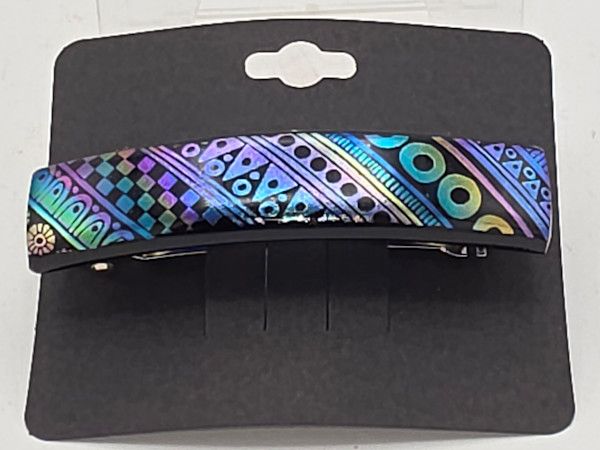 Barrette-Patterned Dichroic by Kathy Kollenburn
