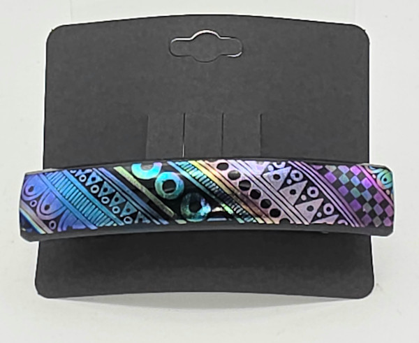 Barrette-Patterned Dichroic by Kathy Kollenburn