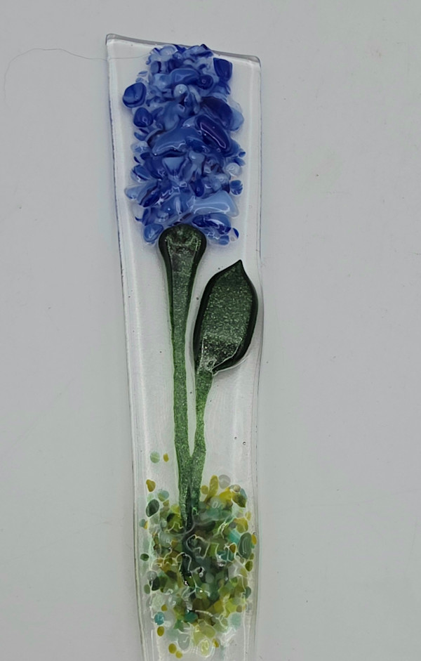 Plant Stake-Blue/White Delphinium by Kathy Kollenburn, Image 9.