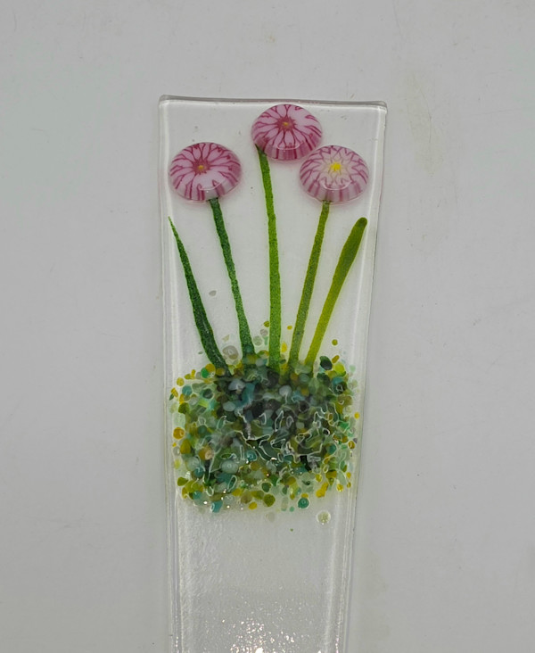 Plant Stake-Pink Chrysanthemum by Kathy Kollenburn, Image 4.