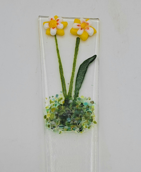 Plant Stake-Yellow Columbine by Kathy Kollenburn, Image 3.