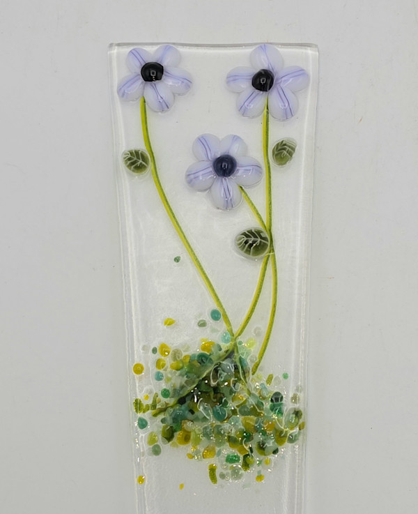 Plant Stake-Trio of Flowers by Kathy Kollenburn, Image 6.