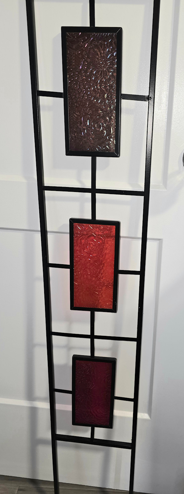 Trellis-with Colored Impressed Botanical Panels by Kathy Kollenburn, Image 4.