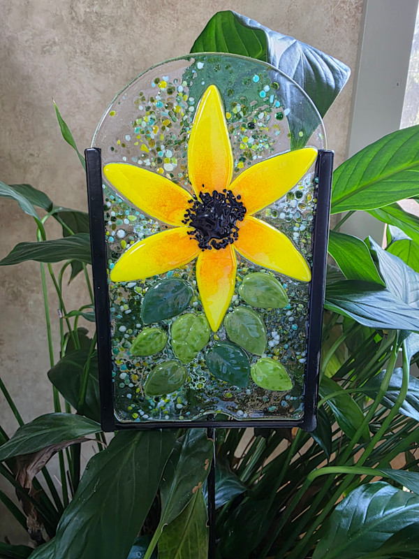 Garden Stake-Yellow Sunflower by Kathy Kollenburn, Image 8.