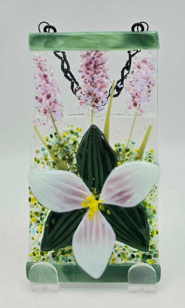 Garden Hanger-Trillium with Pink Spires by Kathy Kollenburn, Image 13.