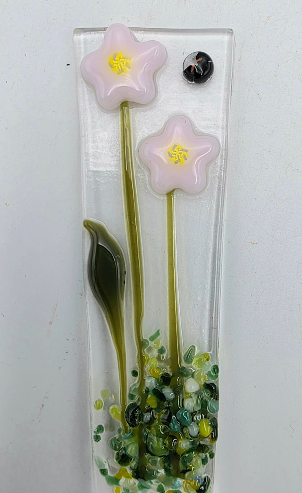 Plant Stake-Cherry Blossoms by Kathy Kollenburn, Image 3.