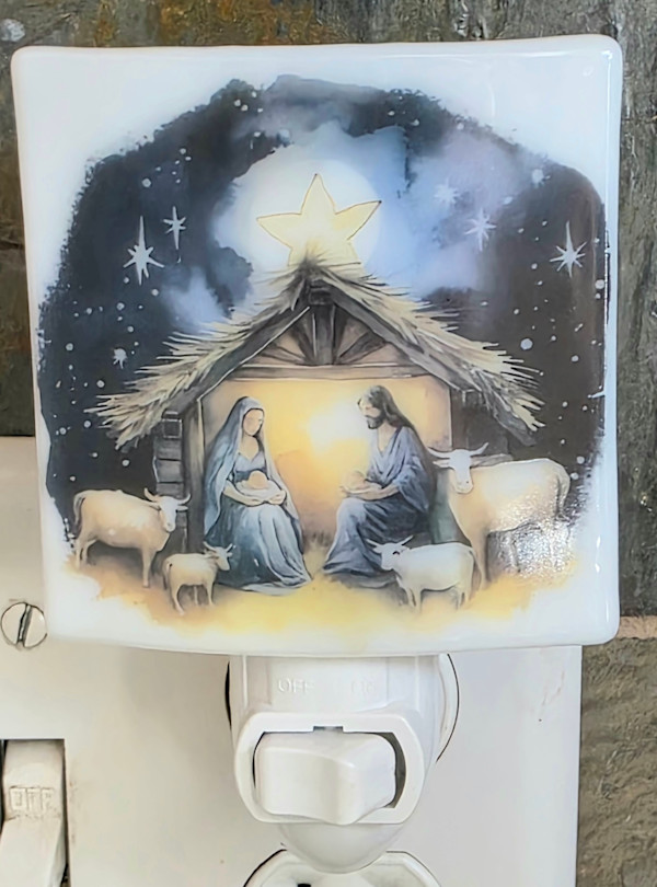 NIghtlight with Nativity Scene by Kathy Kollenburn, Image 1.