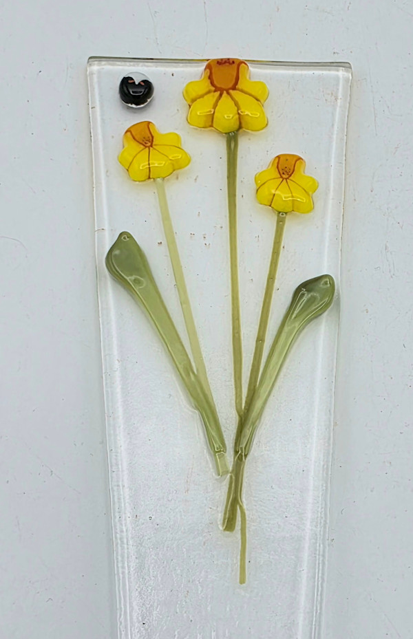 Plant Stake-Daffodil Trio by Kathy Kollenburn, Image 1.