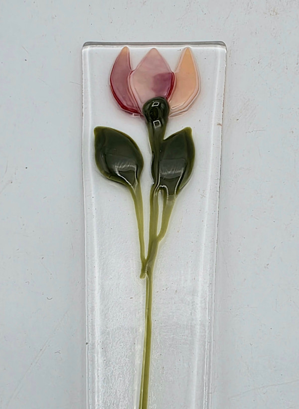 Plant Stake-Red/Orange Tulip by Kathy Kollenburn, Image 5.