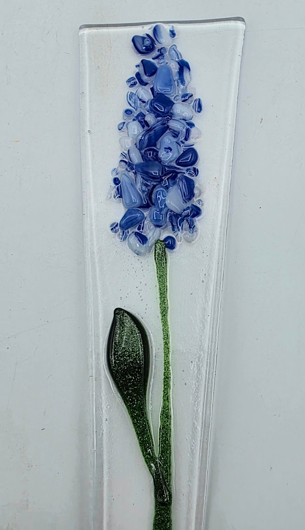 Plant Stake-Blue/White Delphinium by Kathy Kollenburn, Image 11.
