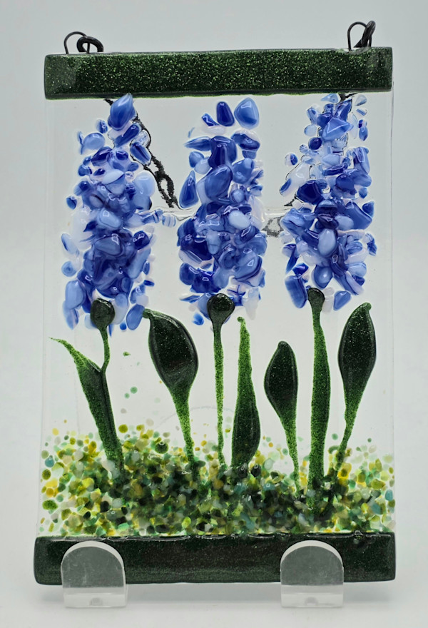 Garden Hanger-Blue Delphiniums by Kathy Kollenburn, Image 3.
