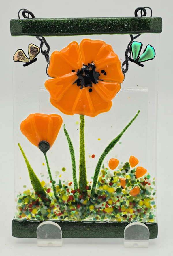 Garden Hanger-Orange Poppies by Kathy Kollenburn, Image 8.