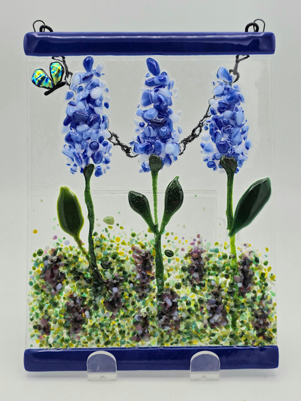 Garden Hanger-Delphiniums with Lavender by Kathy Kollenburn, Image 18.