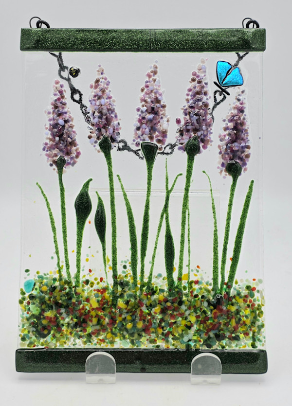 Garden Hanger-Lavender with Blue Butterfly by Kathy Kollenburn, Image 6.