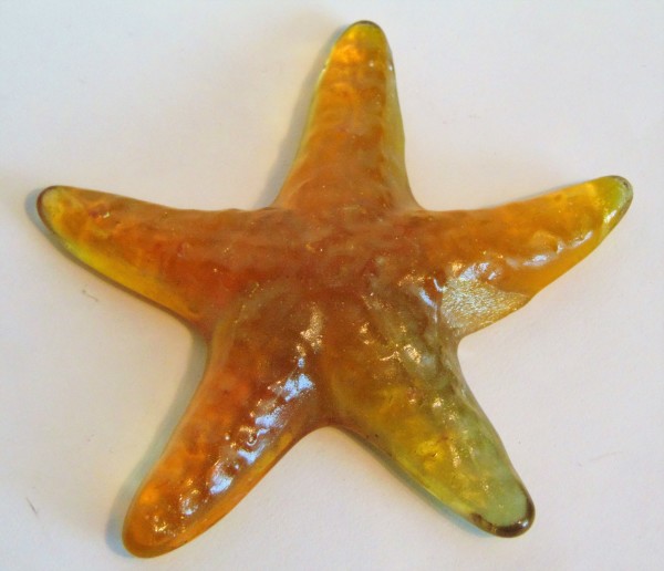 Starfish Paperweight, Ambers by Kathy Kollenburn