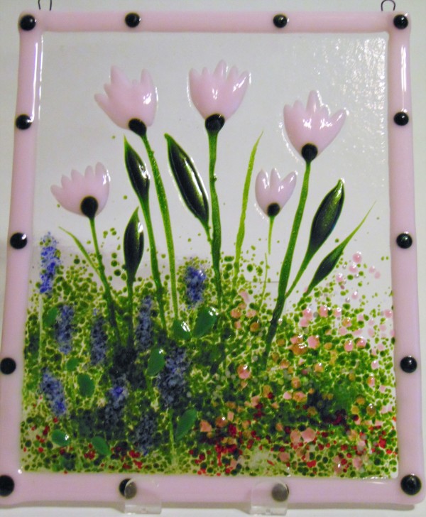 Garden Hanger-Pink Tulips by Kathy Kollenburn