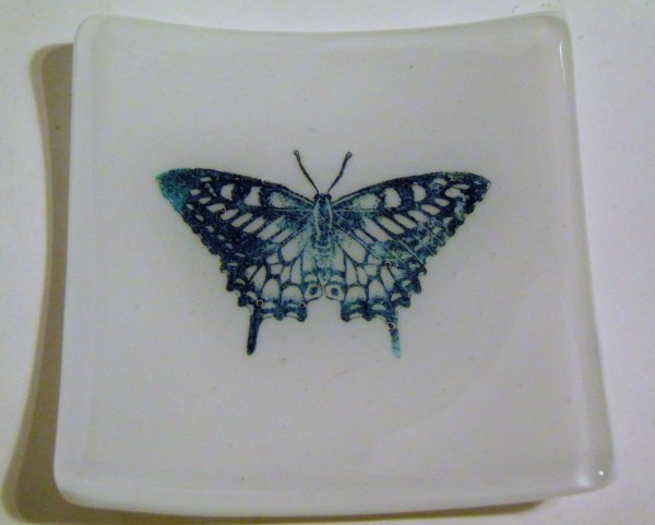 Butterfly Dish by Kathy Kollenburn