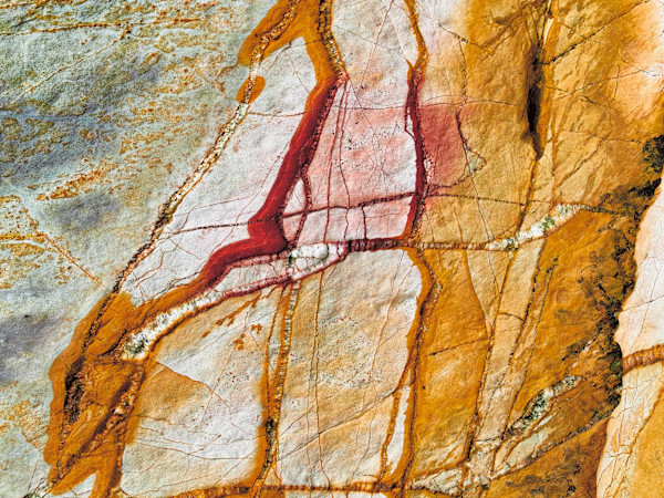 Rocks at Caerfai No. 1 by Maggie Studholme