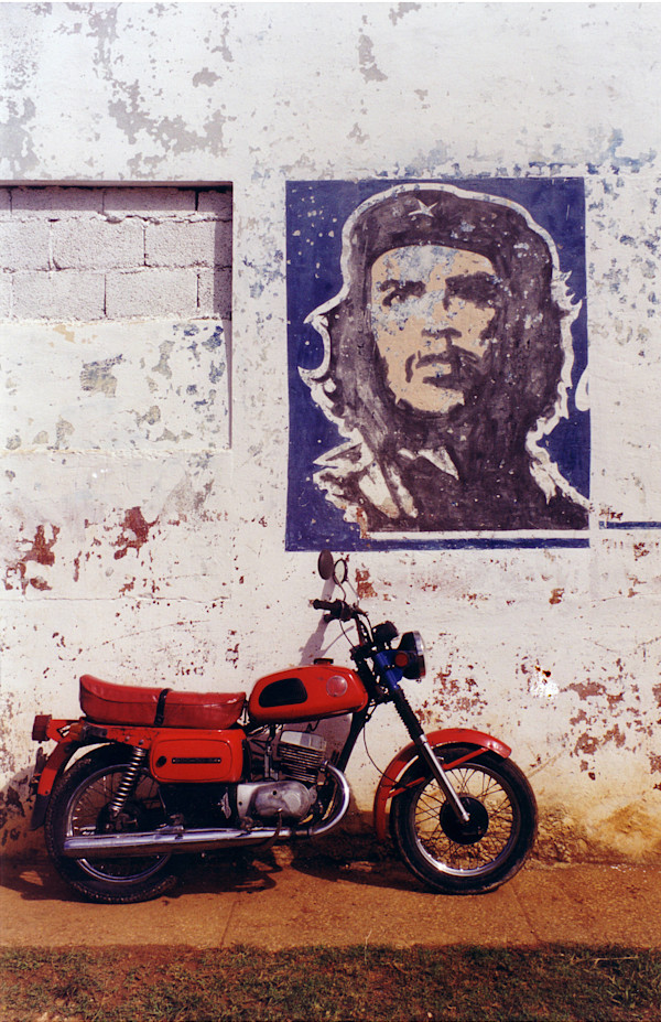 Che and Bike by Heather Bennett