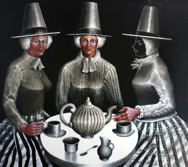 Fishermen's Wives Welsh Ladies by Raul Speek