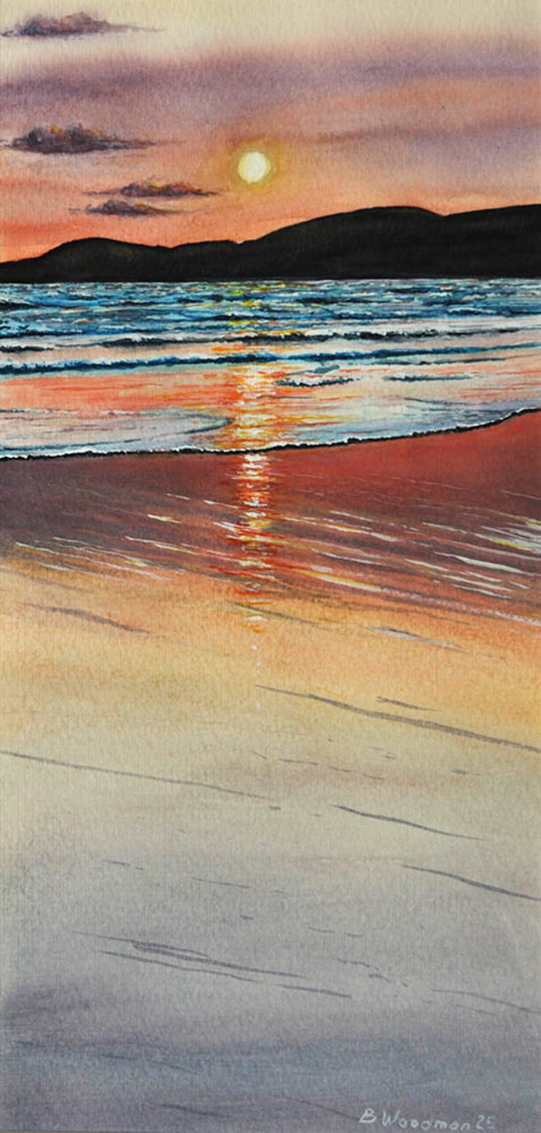 Newgale Sunset by Barry Woodman