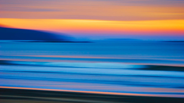 Spring Sunset at Whitesands (Limited Edition Print) by Maggie Studholme