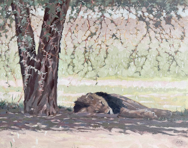 Blackmane, print by Rob Davies