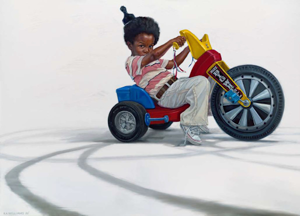 Big Boy Toys Embellished Giclee on Canvas /25 by KEVIN A. WILLIAMS, Image 1.