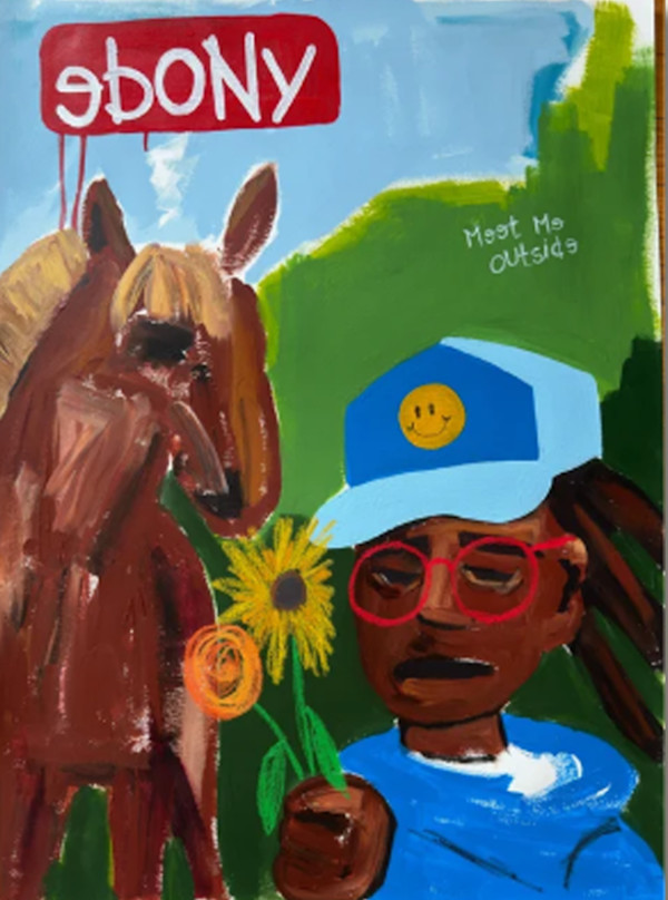Meet Me Outside, Ebony Edition by JESS OWENS YOUNG, Image 1.