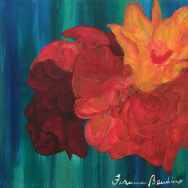 Orange Rose by Francesca Bandino