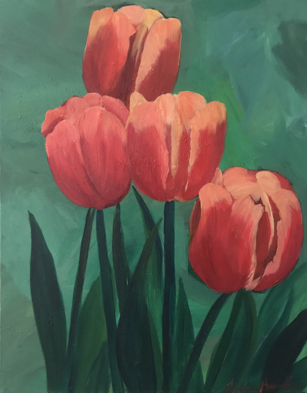 Tulips in Harmony by Francesca Bandino