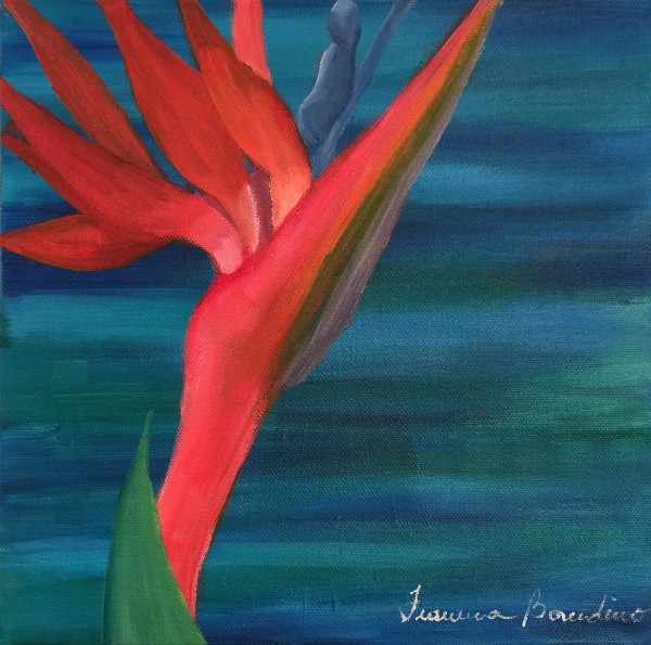 Bird of Paradise Blue by Francesca Bandino