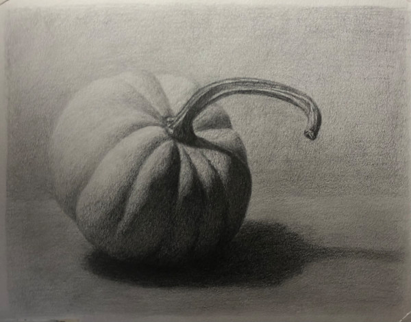 Moody Pumpkin by Amy Mills, Image 1.