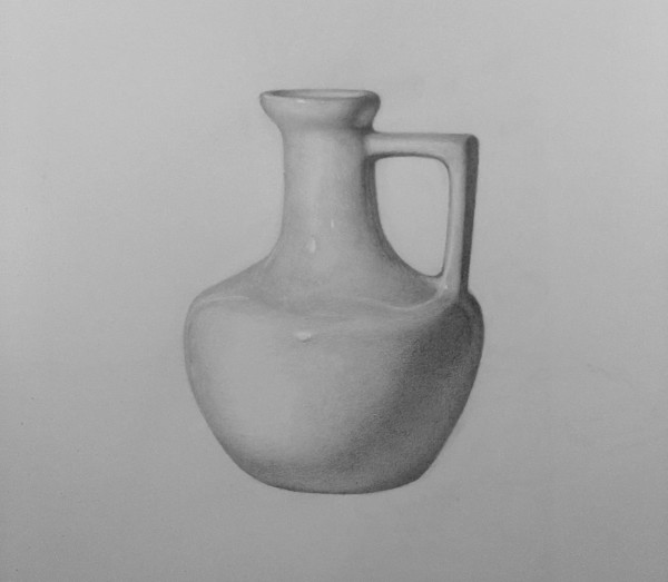Little White Vase by Amy Mills, Image 1.
