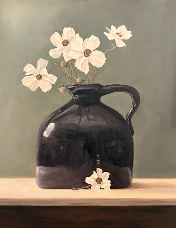 Flowers in Jug by Amy Mills, Image 1.